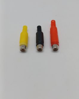 RCA Inline female plug