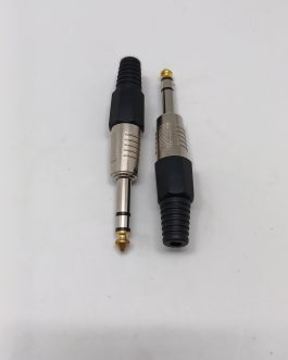 6.3mm Stereo Jack – Gold Tip