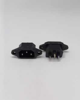 Kettle plug Male – Chassis mount